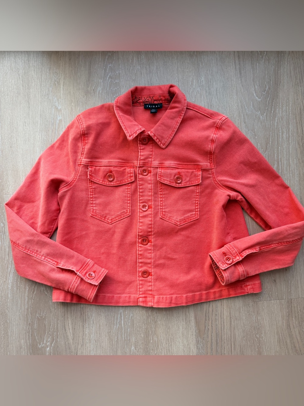 Tribal coral jacket